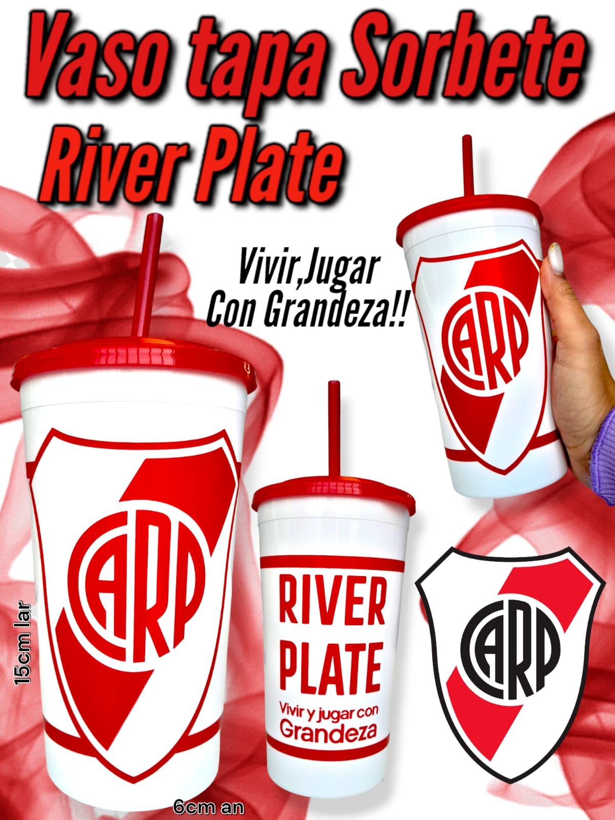 Vaso Tapa Sorbete River Plate 